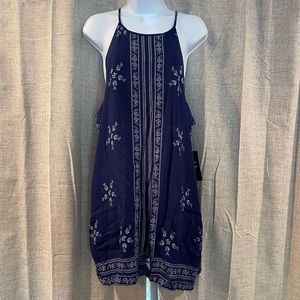 Blue shift dress